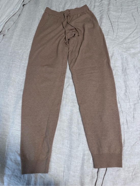 H&M Pants - H&M Brown Knit Drawstring Joggers for Men